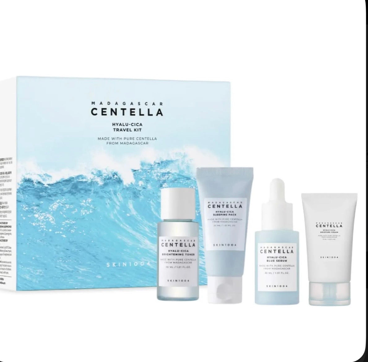 SKIN1004 Madagascar Centella Hyalu-Cica Travel Kit – Kit de Soin Hydratant & Apaisant