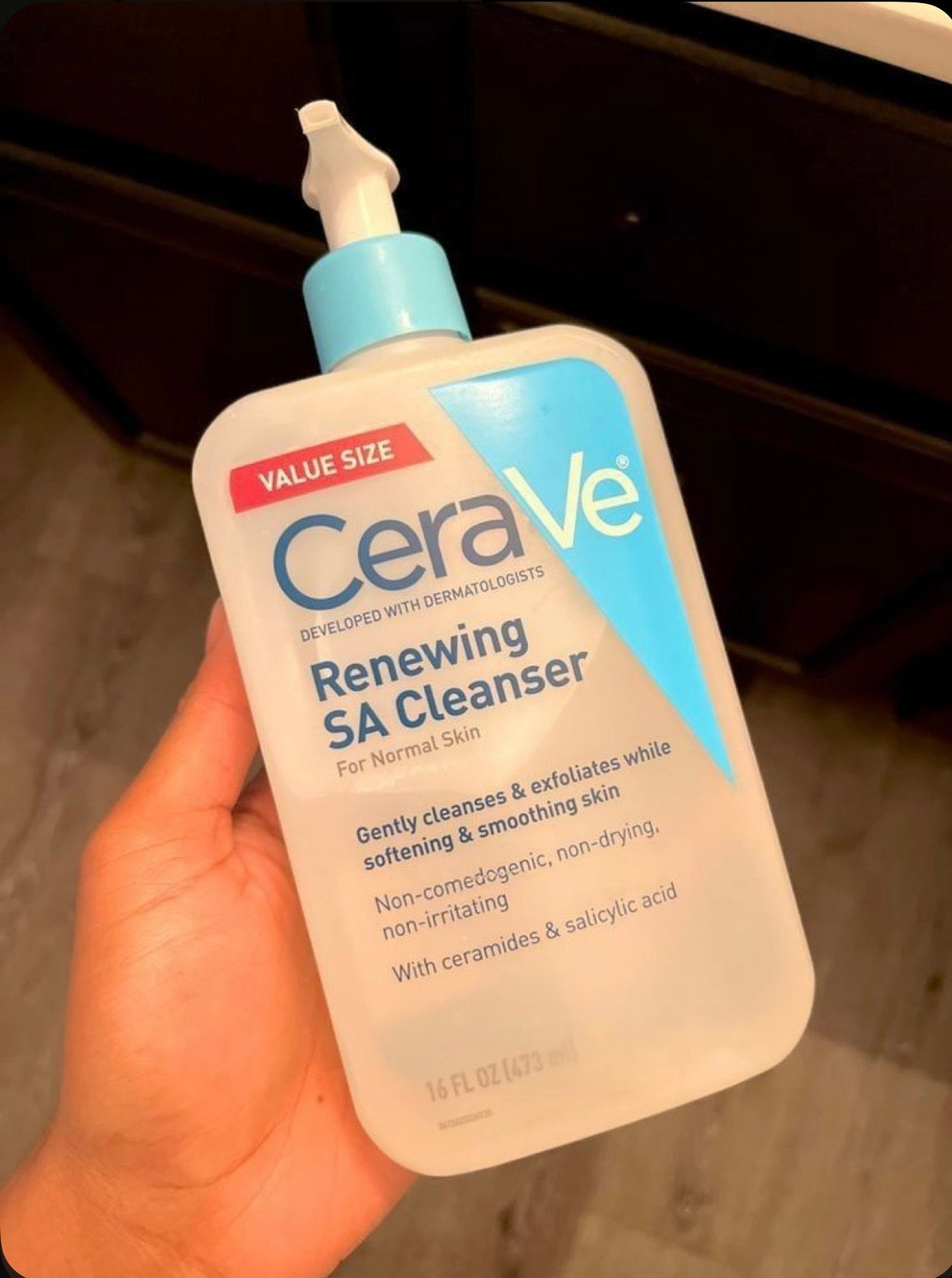 CeraVe Renewing SA Cleanser – Nettoyant Rénovateur 473ml