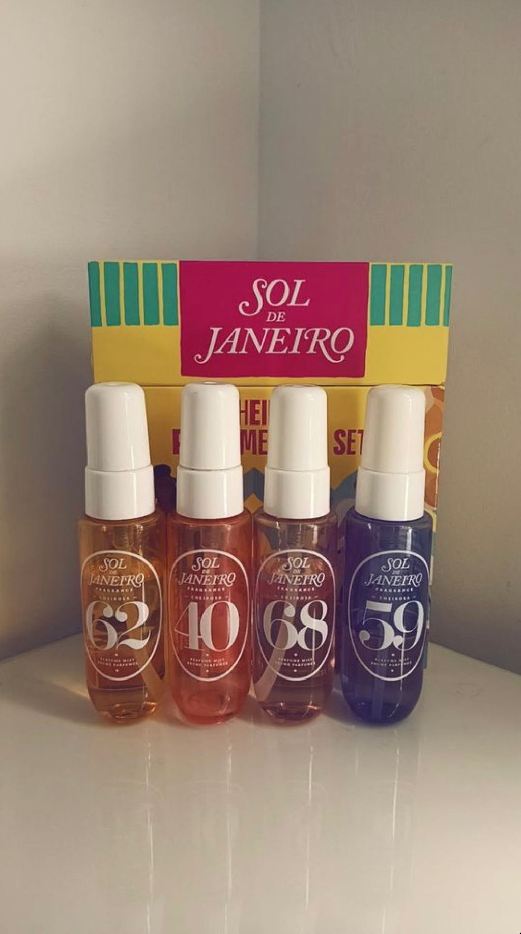 ✨ COFFRET SOL DE JANEIRO – 4 BRUMES 30 ML ✨