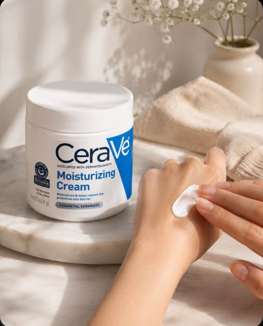 CeraVe Lait Hydratant – Peaux Sèches & Très Sèches | 453 g