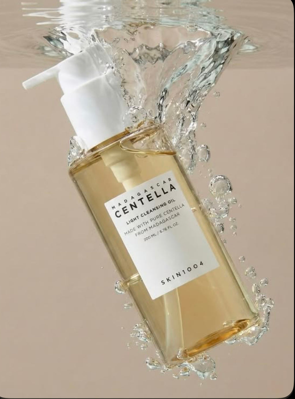 SKIN1004 Madagascar Centella Light Cleansing Oil – Huile Démaquillante Douce 200 ml